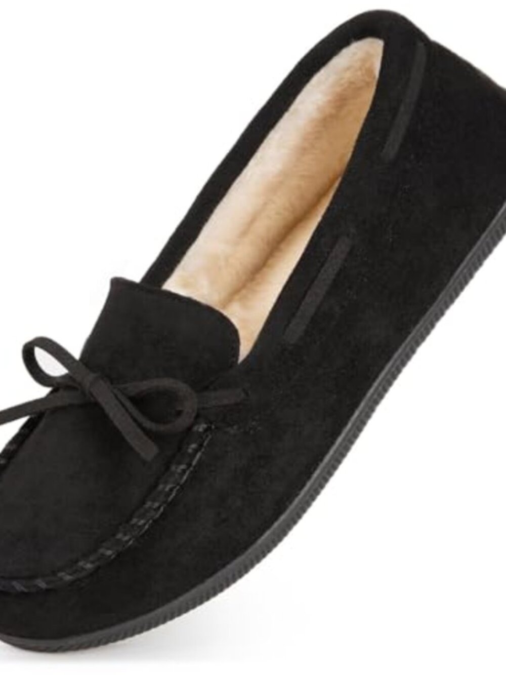 Women's Mocc Memory Foam Faux Fur Lined Indoor Outdoor